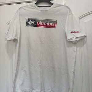 Columbia Men's White Short Sleeve T-Shirt